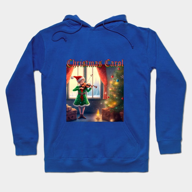 Christmas Carol - Merry Christmas Hoodie by enyeniarts